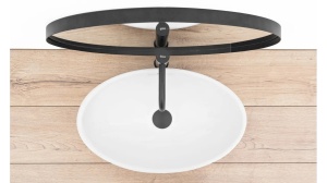 LAVOAR REA PAMELA, 53 CM, ALB, DIN CERAMICA, CALITATE SUPERIOARA - Img 4