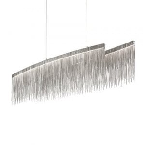 LUSTRA LED VERSUS OVAL CROM SP216 DESIGN MODERN IDEAL LUX - Img 1