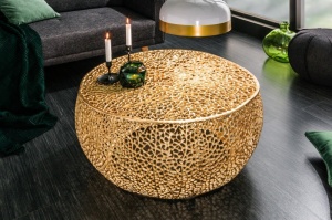 MASUTA DE CAFEA, STIL MODERN UNICAT, LEAF AURIE 80CM, COD 38940 - Img 1