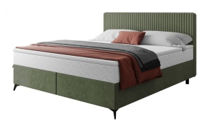 PAT BOXSPRING, WAVE, IN DIVERSE NUANTE, MATERIAL DE CALITATE, DIVERSE DIMENSIUNI - Img 7