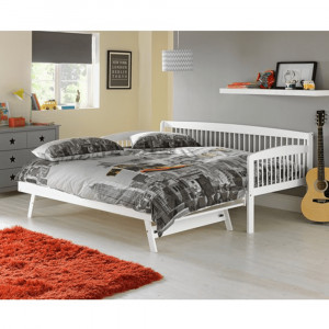 PAT EXTENSIBIL PENTRU CAMERA COPIILOR PEDREZA, ALB, STIL MODERN, TK - Img 3
