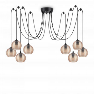 PENDUL DESIGN MODERN, AMBER, RIGA SP8, IDEAL LUX - Img 1
