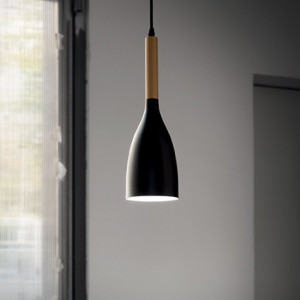 PENDUL MANHATTAN SP1, NEGRU, DIN METAL, STIL MODERN - Img 2