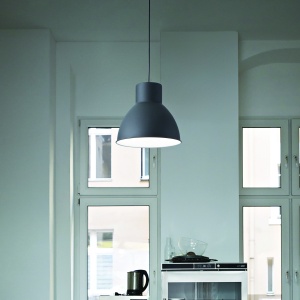 PENDUL METRO SP1, GRI INCHIS, DIN METAL, STIL MODERN - Img 2