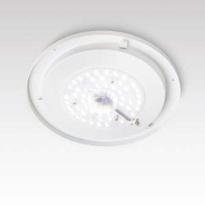 PLAFONIERA LEVEL PL D58, ALB, DIN METAL, STIL MODERN - Img 4