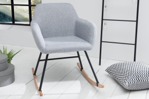 SCAUN BALANSOAR, GRI DESCHIS BALTIC COD 38290, DESIGN SCANDINAV - Img 1