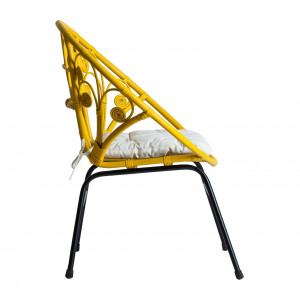 SCAUN BALOS REF. 26496, DIN METAL SI RATTAN, STIL CLASIC, VIC - Img 3