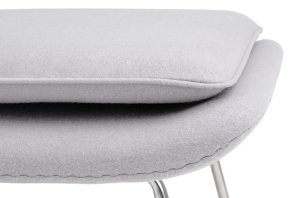 SCAUN COZY GRI CU SUPORT PENTRU PICIOARE STIL MODERN B2 - Img 7