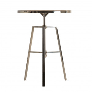 SCAUN DE BAR FYN REF. 24507, DIN LEMN MASIV DE PIN SI METAL, STIL VINTAGE, VIC - Img 2