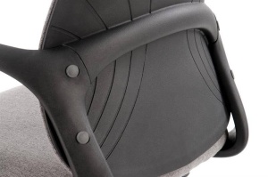 SCAUN DE BIROU FIBERO, GRI, STIL MODERN, HALMAR - Img 6