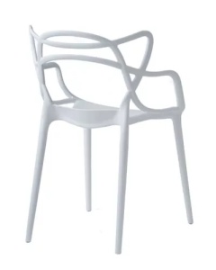 SCAUN DINING/GRADINA, ALB, DIN POLIPROPILENA, ARTIM GROUP SELECTION - Img 2
