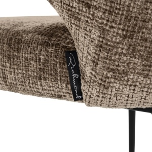 SCAUN DINING XANDRA STONE CHENILLE NIAGARA 104, S4724, CONFECTIONAT DIN 100% POLIESTER SPUMA SI METAL, RICHMOND INTERIORS - Img 5