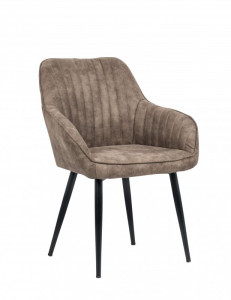 SET 2 SCAUNE ELEGANTE DINING SAU BIROU TURIN TAUPE 38790 - DESIGN MODERN - Img 1