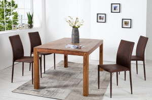 SET 4 SCAUNE CAFENIU INCHIS ANTIC MILANO 35643 - DESIGN MODERN - Img 4