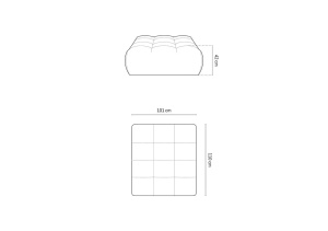 TABURET BLOOM, 101 CM, DIVERSE CULORI SI MATERIALE, DESIGN DEOSEBIT - Img 16
