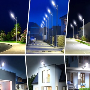 Lampă Solară Stradală cu 23 LED-uri COB, Senzor de Mișcare, Telecomandă și Protecție IP65 – Negru - Img 6