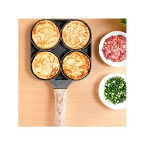 Tigaie antiaderentă cu 4 compartimente rotunde – Gătit simplu și uniform! 🍳🔥 - Img 3