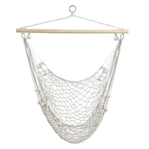 Scaun Hamac Suspendat cu Bară din Lemn, 110 kg, Stil Boho – Pentru Interior și Exterior - Img 5