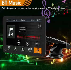 Navigație H-Go Carplay / Android Auto 7 Inch cu Touchscreen, Wireless , mirrorlink, WiFi,CARD SD, Bluetooth - Img 3