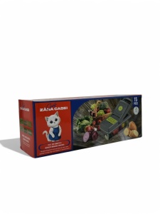 Razatoare multifunctionala legume si fructe 15 in 1, lame inox - Img 3