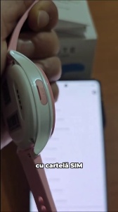 Smartwatch pentru copii cu GPS Tracker, rezistent la apă, cartelă SIM, apel video 4G - Img 8