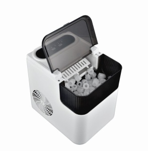 Mașină de gheață automată 12 kg/24h, 3 dimensiuni cuburi, rezervă 1 kg - Img 1