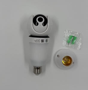 Camera de Supraveghere tip Bec cu Soclu E27, Senzori de Miscare, Alarma, 1080P - Img 2