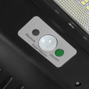 JORTAN LAMPĂ STRADALĂ SOLARĂ 4 MODULE CU LED 480W, SENZOR DE MIȘCARE ȘI TELECOMANDA - Img 5