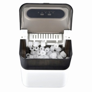Mașină de gheață automată 12 kg/24h, 3 dimensiuni cuburi, rezervă 1 kg - Img 4