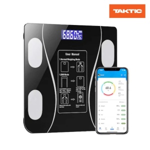 Cantar digital inteligent de cantarire a grăsimii corporale Smart Afișaj digital LCD și LED, 180Kg, - Img 1