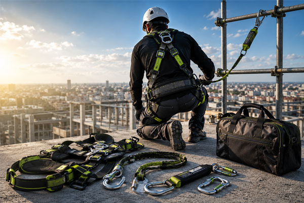 Lucrul la inaltime – ghid complet pentru alegerea echipamentelor de protectie impotriva caderilor