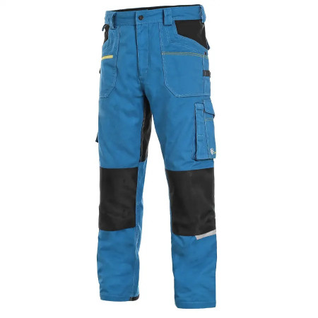 CXS STRETCH - Pantaloni de protectie elastici, albastru/negru