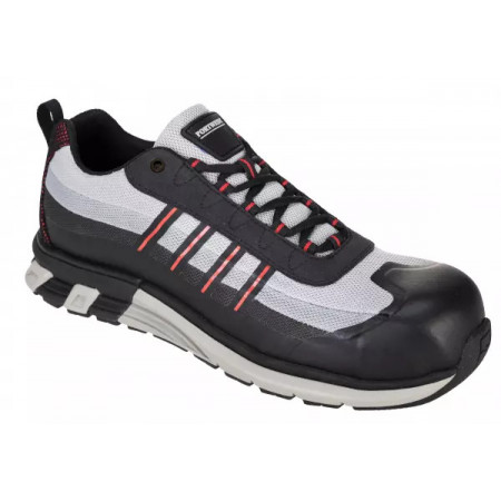 Portwest FT16 Olymflex London - Pantofi de protectie antistatici (S1P), gri/negru