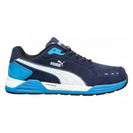 Puma Airtwist Blue – Pantofi de protectie ESD tip adidas, impermeabili (S3, ESD, SRC, HRO)