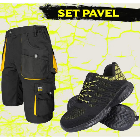 SET PAVEL - Pantaloni + pantofi de protectie cu bombeu