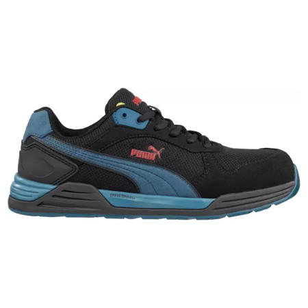 Puma Frontside Black/Blue – Pantofi de protectie ESD tip adidas (S1P, ESD, SRC, HRO)