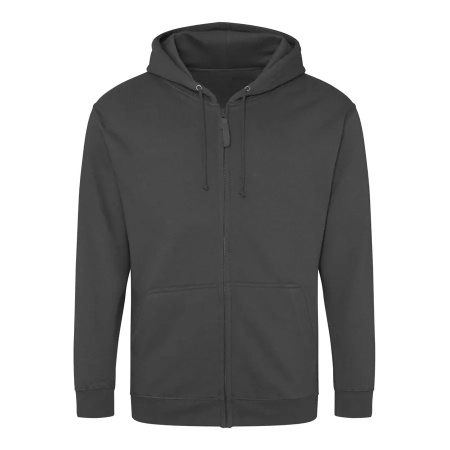 STEEL GREY - Hanorac cu fermoar, gri