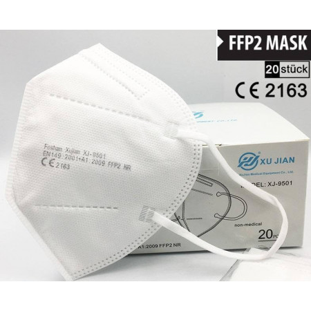 Masca protectie FFP2 - Cu certificat European - Ambalate separat - Comanda minima 30 buc.