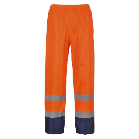 Portwest H444 Classic Contrast - Pantaloni de ploaie HI-VIS, portocaliu