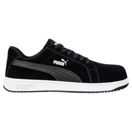 Puma Iconic Suede Black Low - Pantofi de protectie (S1PL, ESD, FO, HRO, SR)