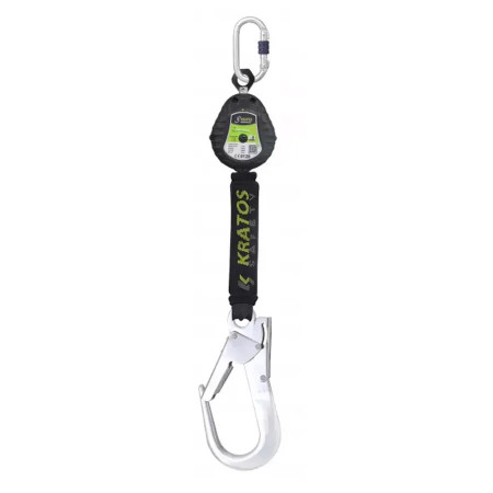 KRATOS - Opritor de cadere BLOCK retractabil in carcasa de polimer - 2m