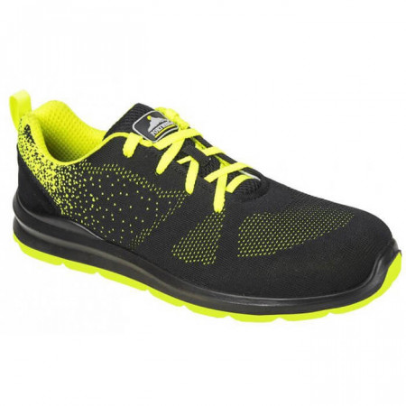 Portwest FT25 - Pantofi de protectie, negru/verde (S1P, SRC)