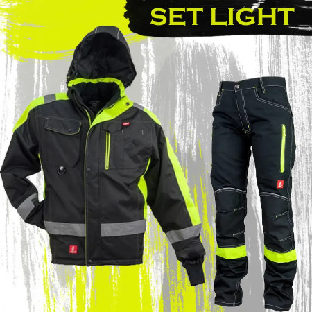 SET LIGHT - Geaca de iarna + pantaloni de protectie