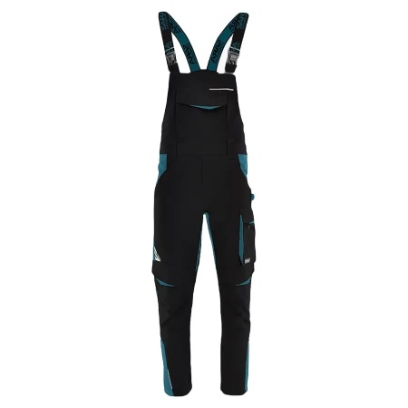 Crafter - Salopete de lucru, negru/albastru petrol