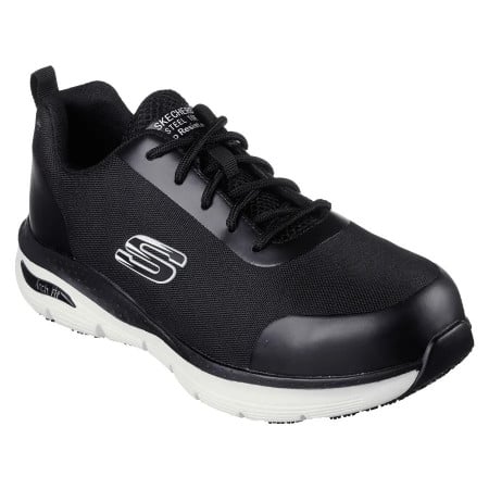 SKECHERS ARCH FIT SR - Pantofi de protectie ESD impermeabili, black (S3, ESD)