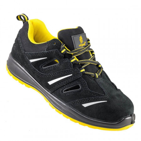 Urgent Amarelo - Pantofi de protectie din piele velur (S1, SRA)