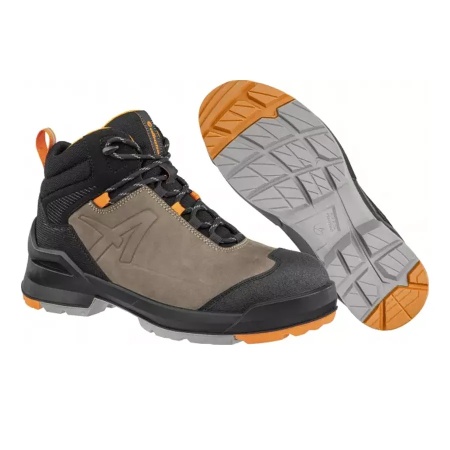 Albatros Taraval Brown Mid – Bocanci de protectie ESD non-metalici, impermeabili (S3L, ESD, FO, SR)