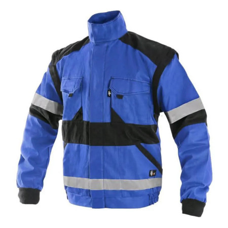 CXS Luxy Bright - Geaca de protectie cu maneci detasabile, 100% bumbac