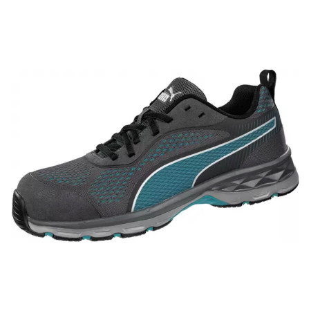 Puma Fuse Knit Blue – Pantofi de protectie pentru femei, non-metalici (S1P, ESD, HRO, SRC)