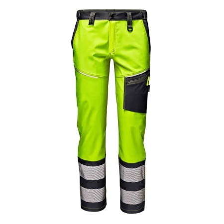 SSY Mistral - Pantaloni de lucru reflectorizanti elastici, galben